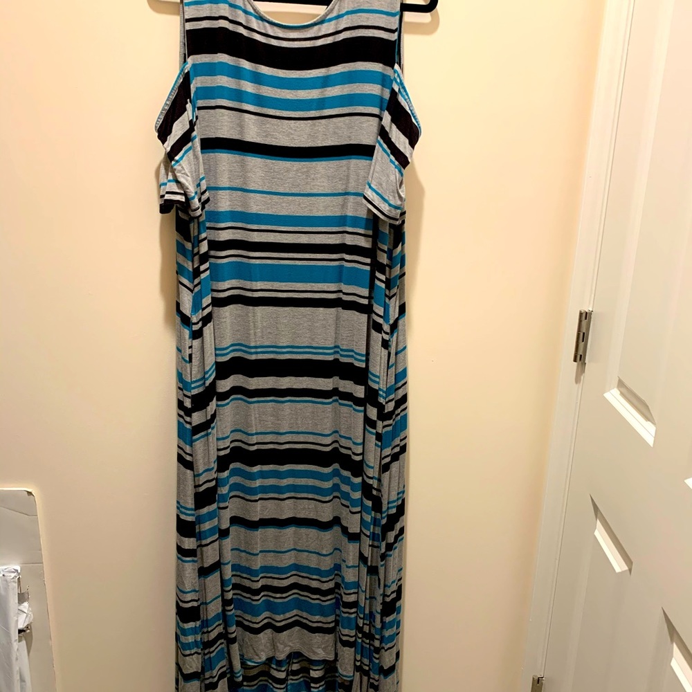 Lane Bryant Cold Shoulder Hi-lo dress